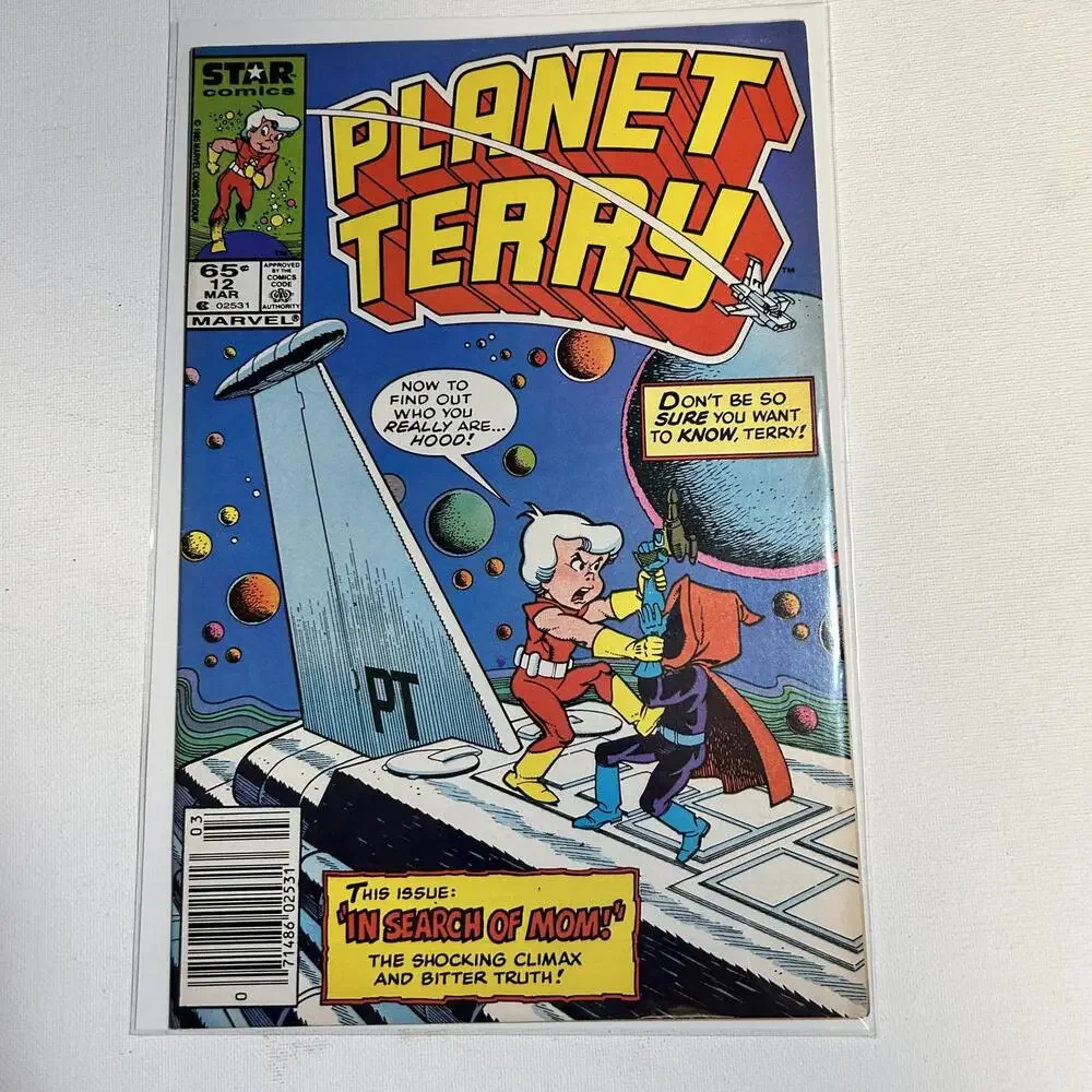 Planet Terry #12 Marvel Star‎ Comics 1986 Newsstand In Search of Mom